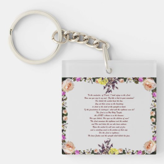 PSLAM-11ת Der Herr ist in seinem heiligen Tempel, Schlüsselanhänger (Vorderseite)