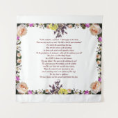 PSLAM-11ת Der Herr ist in seinem heiligen Tempel, Wandteppich (Vorderseite)