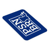 PSN BR White auf Blue Staat Magnet (Rechte Seite)