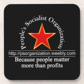 PSO URL-Logoschwarzes 2 Untersetzer (Vorderseite)