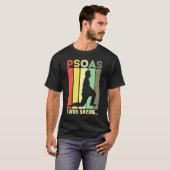 Psoas I war Physiotherapeutin für Sprichwort PT T-Shirt (Vorne ganz)