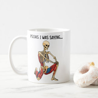 Psoas Ich Wollte Sagen Lustige Anatomie Skelett Kaffeetasse