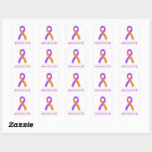 Psoriasis Advocate White Square Sticker (Blatt)