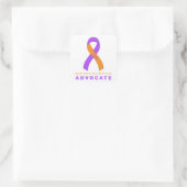 Psoriasis Advocate White Square Sticker (Tasche)