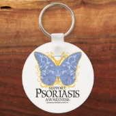 Psoriasis Butterfly Schlüsselanhänger (Vorderseite)
