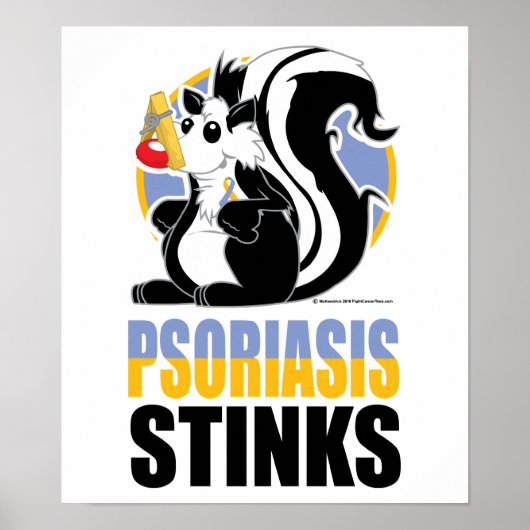 Psoriasis Stinks Poster (Vorne)