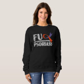 Psoriasis Warrior Skin Disease Psoriasis Bewusstse Sweatshirt (Vorne ganz)
