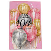 Pss Überraschungs-Geburtstagsfeier Mittlere Geschenktüte (Vorderseite)