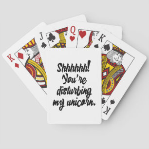 Pssst! Du störst mein Einhorn! Spielkarten