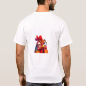 Pssst...Nicht mit mir reden! T-Shirt (Rückseite)
