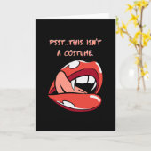 Psst... Das ist kein Kostüm Karte (Gelbe Blume)