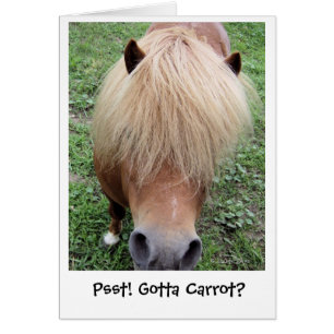 Psst! Got zur Karotte?