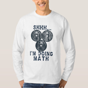 psst, ich mache Mathe lustiger Mathe-Liebhaber Tur T-Shirt