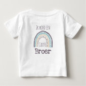 psst ik heb een gelmpje. grote broer baby t-shirt (Rückseite)