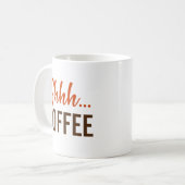 Psst...Kaffee Kaffeetasse (Vorderseite Links)