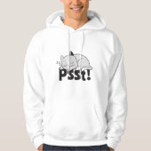 Psst Lazy Katze schläft Hoodie (Vorderseite)