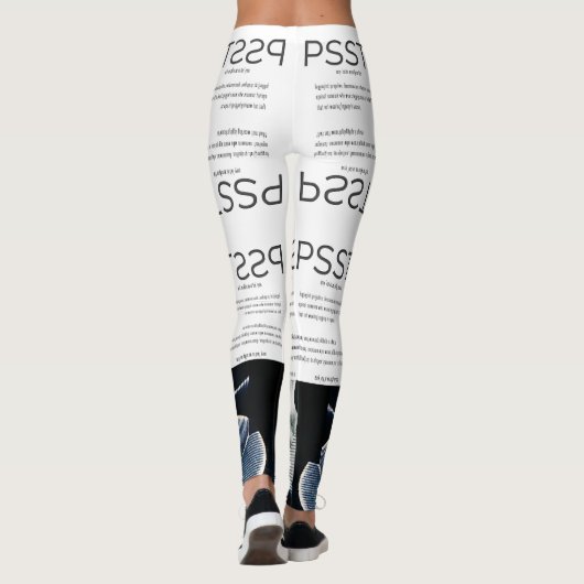 Psst Leggingist Leggings (Rückseite)