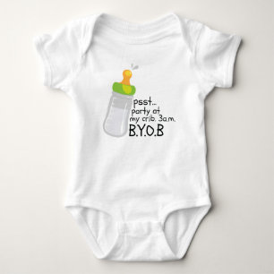 PSST. Party an meinem Schreibtisch. 03.00 Uhr BYOB Baby Strampler