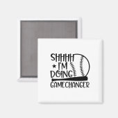 Pst, ich mache Gamechanger Funny Sel Softll Spiele Magnet (Vorderseite/Rückseite)