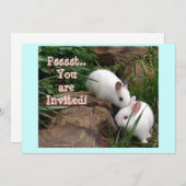 Pst, Sie sind eingeladen! Einladung (Vorne/Hinten)