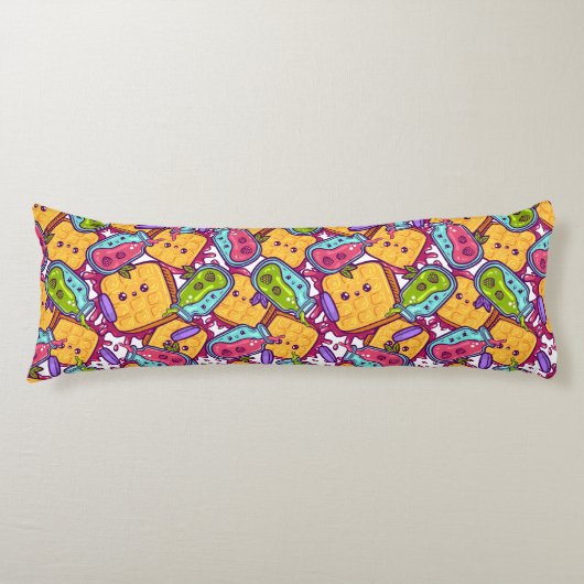 Pstry Pattern Body Pillow Seitenschläferkissen (Vorderseite)