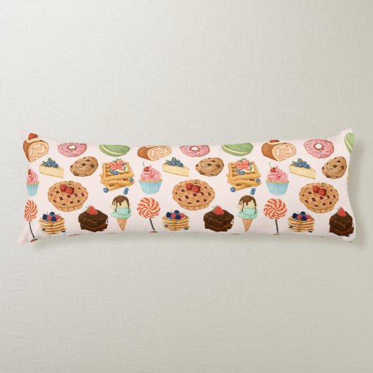 Pstry Pattern Body Pillow Seitenschläferkissen (Vorderseite)