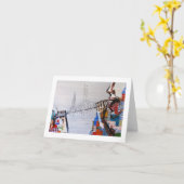 PSU SPHR Art Note Card Karte (Gelbe Blume)