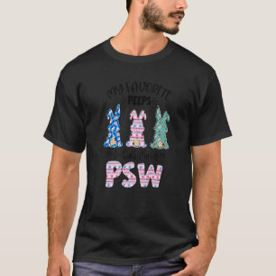 Psw Florale Hasen Krankenschwester Ostern T-Shirt