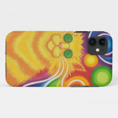 Psy-cat-delic iPhone Case (Rückseite (Horizontal))