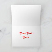 Psy-cat-delic "Your Text"-Grüße-Karte Karte (Innenseite)