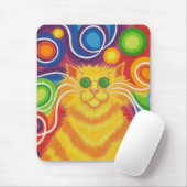 Psy-cat-delikes Mousepad vertikal (Mit Mouse)