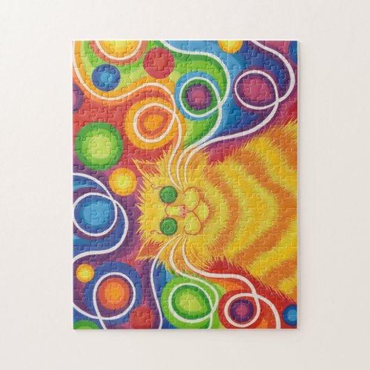 Psy-Katze-delic Puzzle (Vertikal)