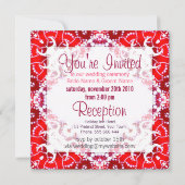 PsyBatik & Lace Einladung (Rückseite)