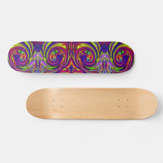 Psycedelic Wirbelcooler Skateboard (Horizontal)