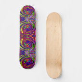 Psycedelic Wirbelcooler Skateboard (Vorderseite)