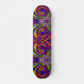 Psycedelic Wirbelcooler Skateboard (Vorne)