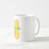Psych Ananas-Tasse Kaffeetasse (VorderseiteRechts)