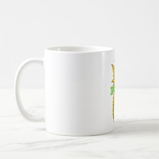 Psych Ananas-Tasse Kaffeetasse (Links)