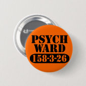 Psych Bezirk Button (Vorne & Hinten)
