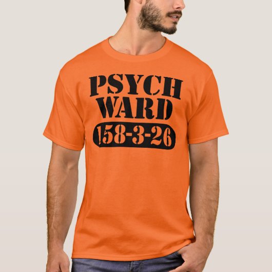 Psych Bezirk T-Shirt (Vorderseite)