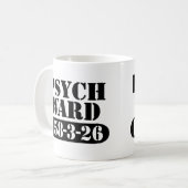 Psych Bezirk Tasse (Vorderseite Links)