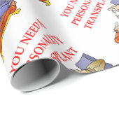 PSYCH GESCHENKPAPIER (Rolleneckpunkt)