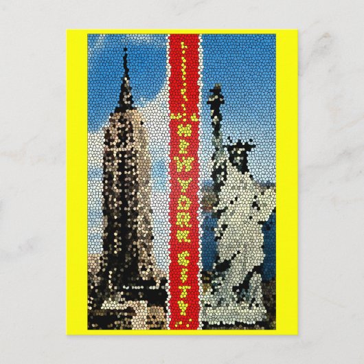 Psych Greetings, New York City Postkarte (Vorderseite)