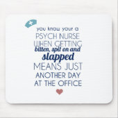 Psych Krankenschwester Mousepad (Vorne)