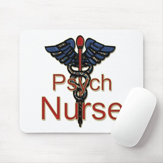 Psych Krankenschwester Mousepad (Mit Mouse)