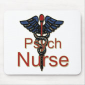 Psych Krankenschwester Mousepad (Vorne)