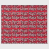 Psych Major Extraordinator Geschenkpapier (Flach)