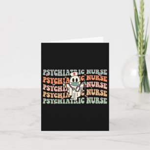 Psych Nurch Halloween Psychiatric Mental Health Nu Karte