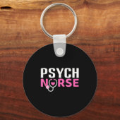 Psych Nurse Believe In Yourself Sitive Quote Desig Schlüsselanhänger (Vorderseite)