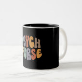 Psych Nurse Proud Beruf Zweifarbige Tasse (VorderseiteRechts)
